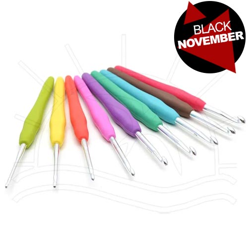 Agulha para Crochê Soft Emborrachada