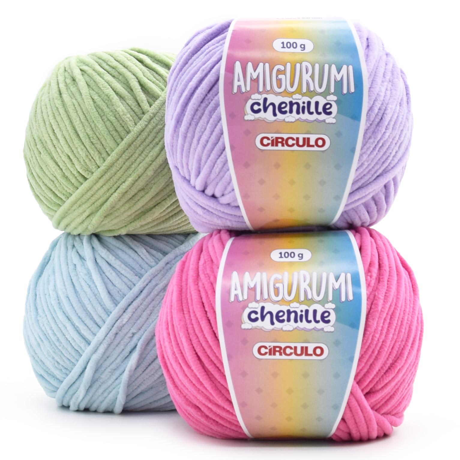 Fio Amigurumi Chenille Círculo