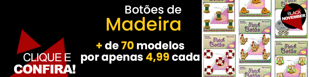Botões de Madeira