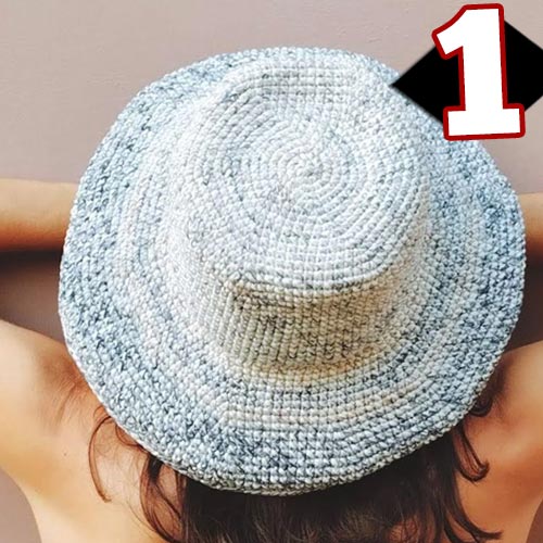 Receita Chapéu de Crochê com o Fio Festival