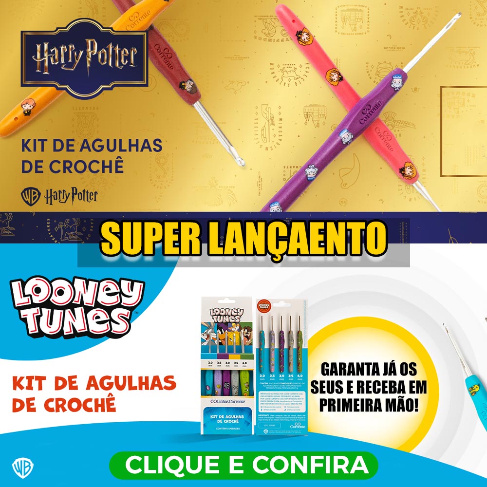 Kit Agulhas Harry Potter e Looney Tunes