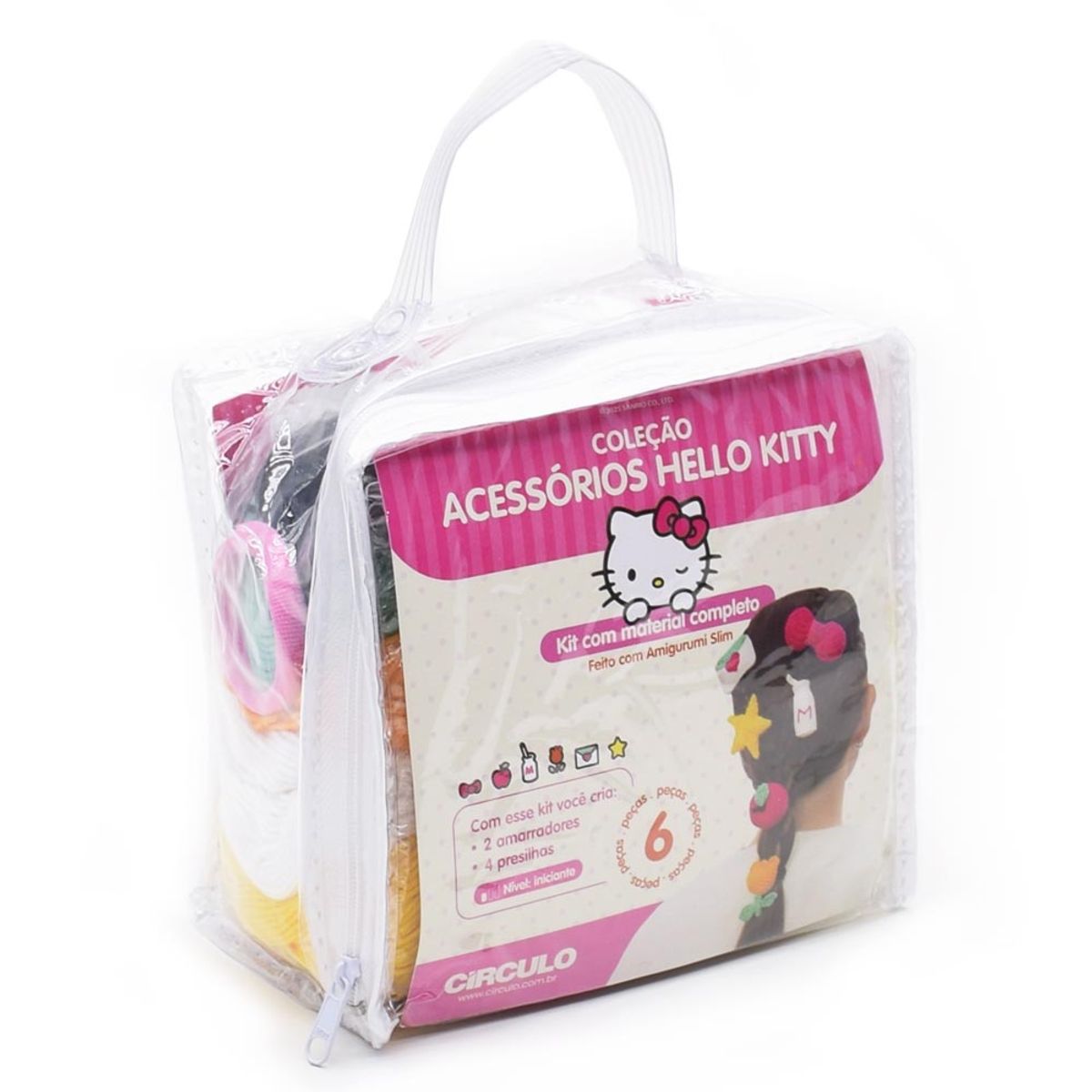 Kit Amigurumi Acessórios Hello Kitty