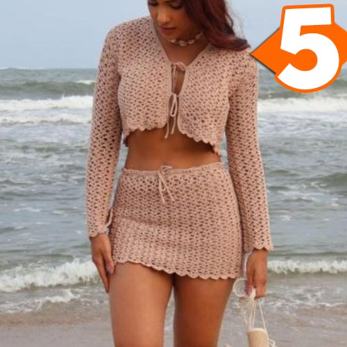 Receita Conjunto Farol de Crochê com a Linha Cléa Duplo