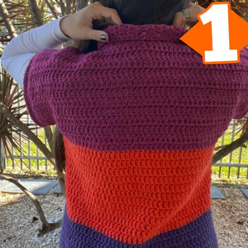 Receita Colete de Crochê com o Fio Baska