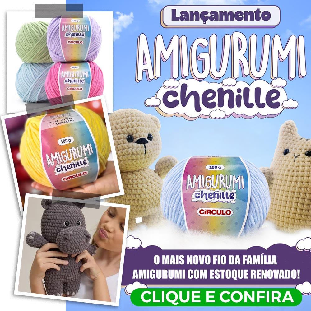 Fio Amigurumi Chenille