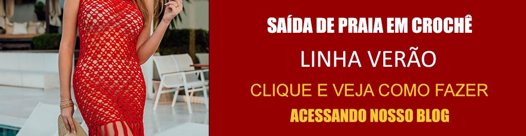 Receita Saída de Praia em Crochê com Linha Verão