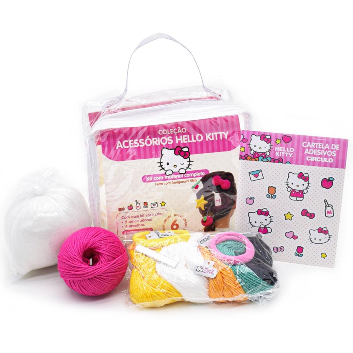 Kit Amigurumi Acessórios Hello Kitty