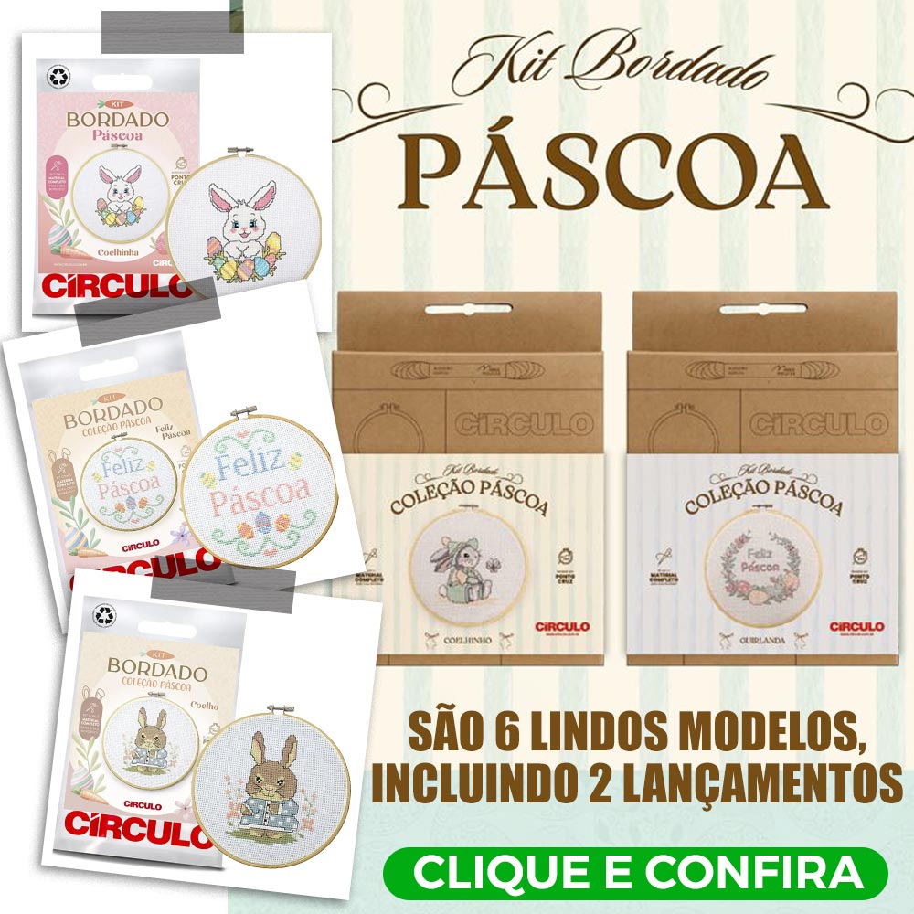 Kit Bordado Páscoa