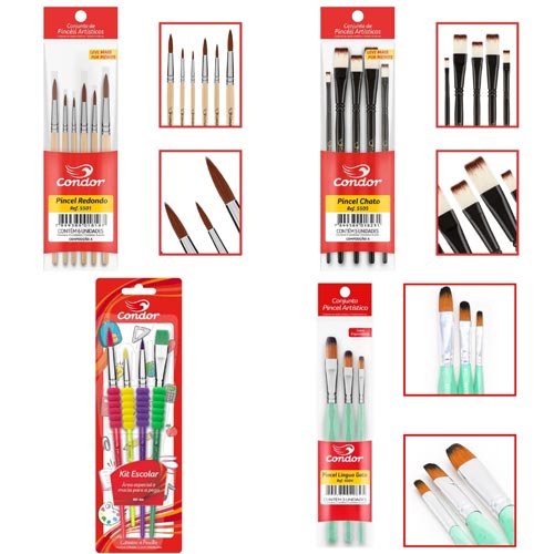 KIts de Pinceis Condor