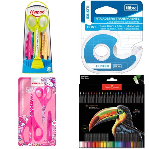 Itens de Papelaria