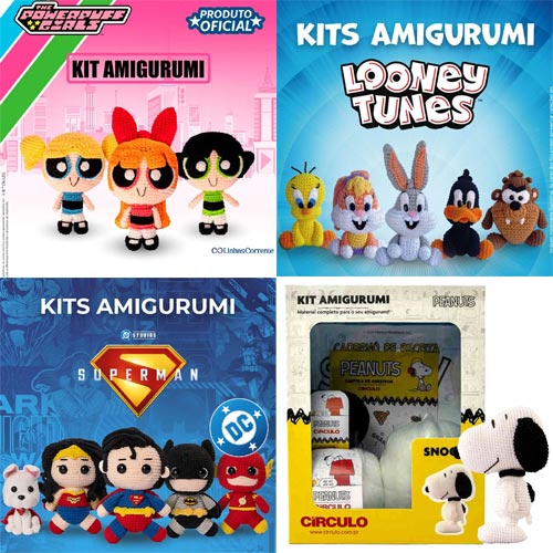 Kits Amigurumis Personagens