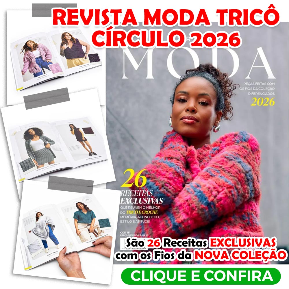 Revista Moda Tricô Círculo 2026