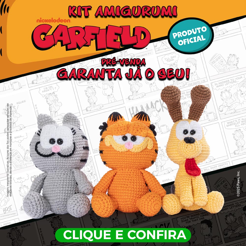 Kit Amigurumi Garfield
