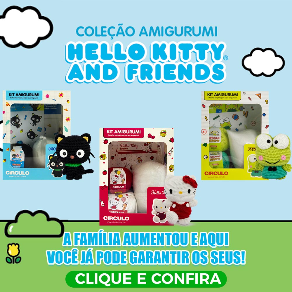Kit Amigurumi Hello Kitty And Friends