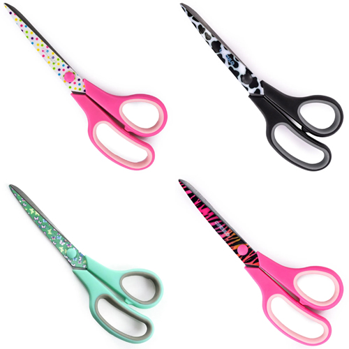 Tesouras Estampadas Círculo