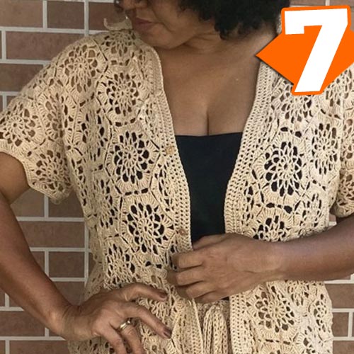 Receita Body Monroe de Crochê com a Linha Verano