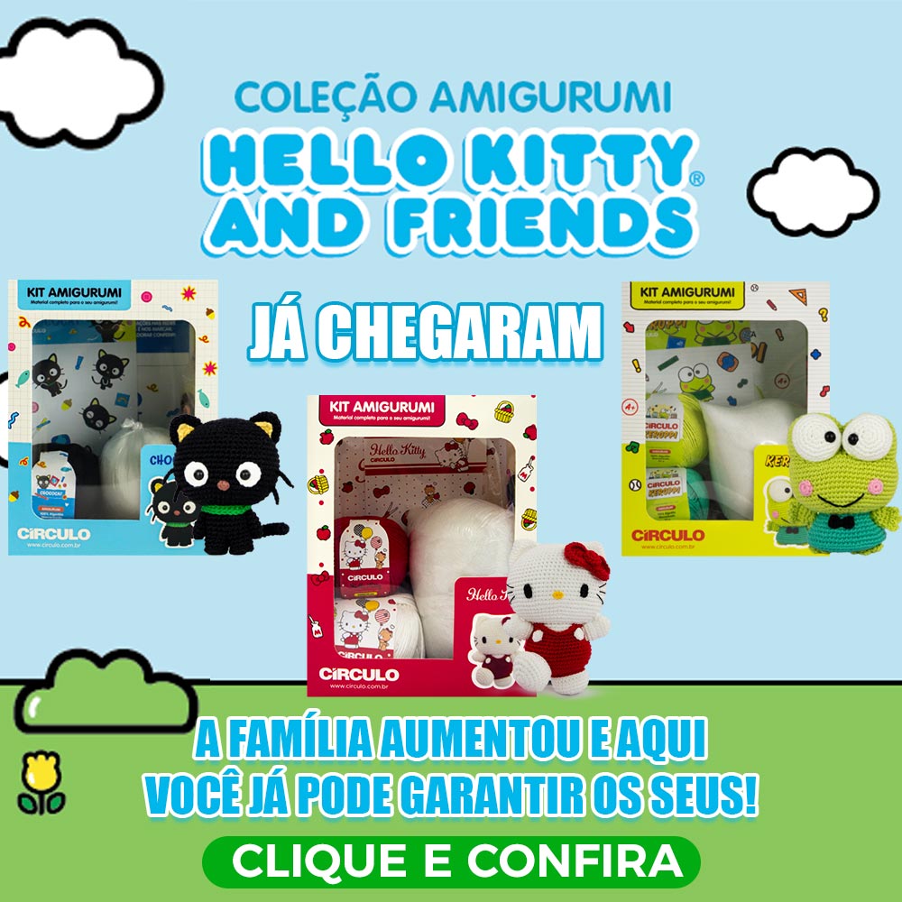 Kit Amigurumi Hello Kitty And Friends