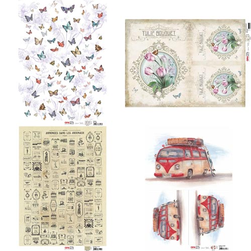 Papel para Decoupage OPApel