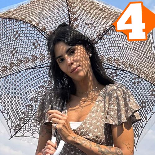 Receita Sombrinha Brisa de Crochê com a Linha Brisa