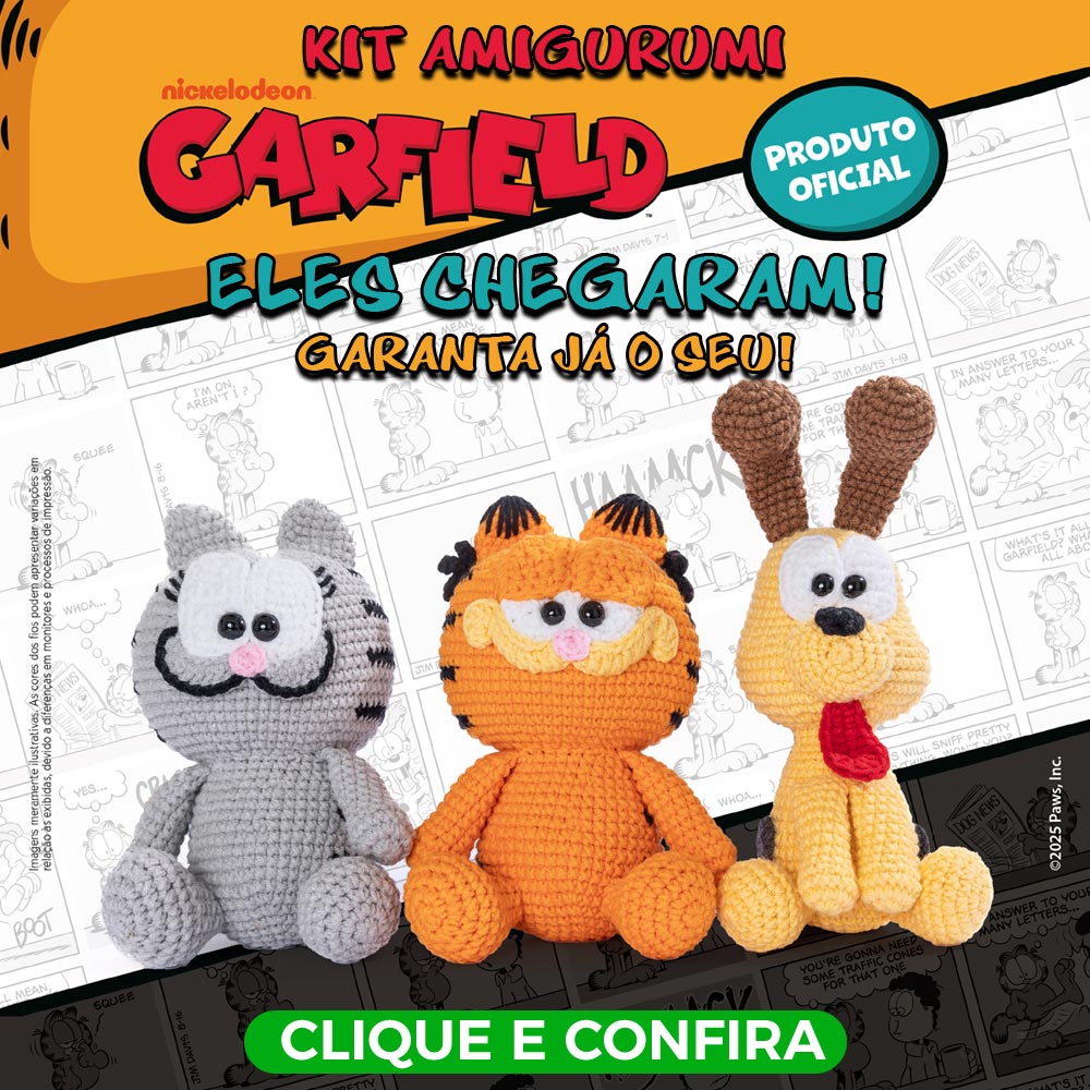 Kit Amigurumi Garfield