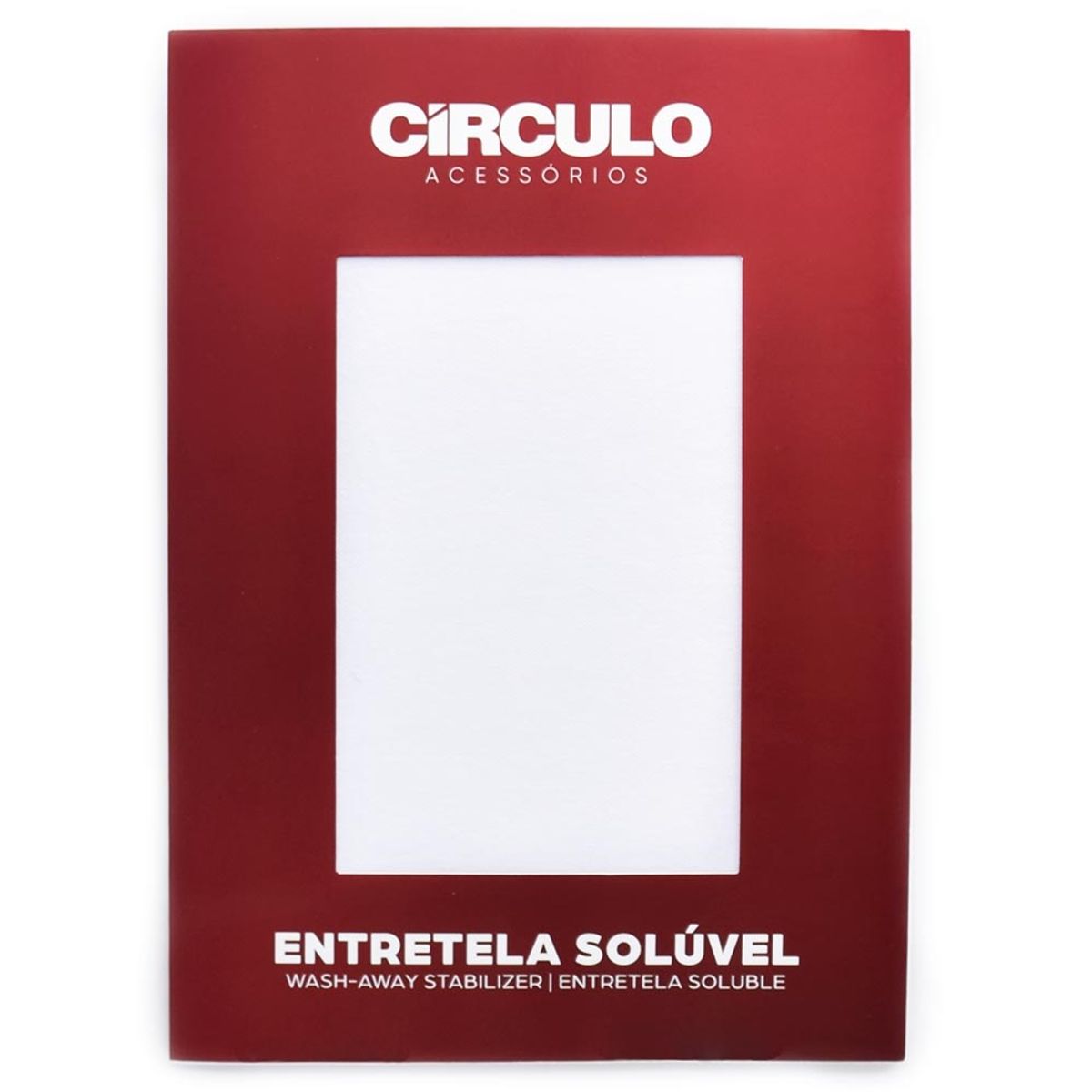 Entretela Adesiva Solúvel para Imprimir