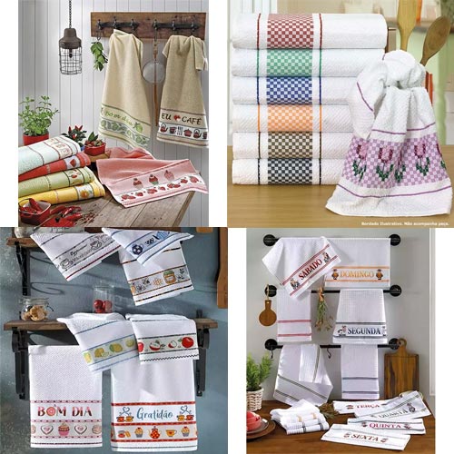 Lindos modelos pra você bordar e enfeitar sua cozinha