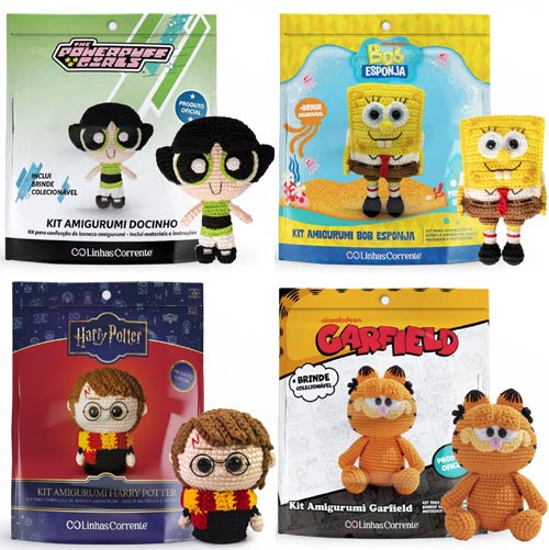 Kits Amigurumi Personagens