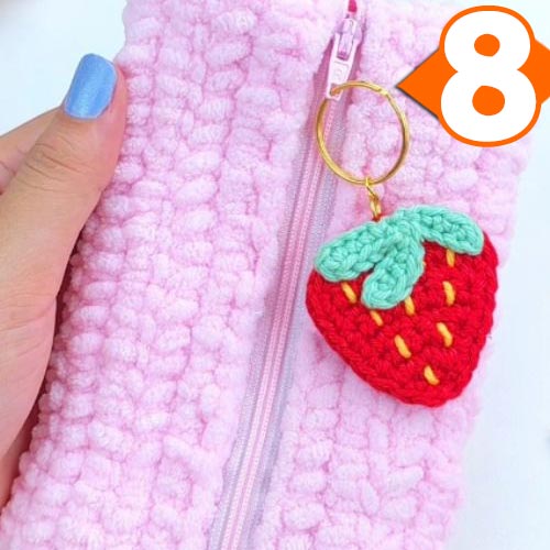 Receita Estojinho de Crochê com Fio New Fast