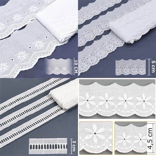 Bordado Inglês e Passa Fita