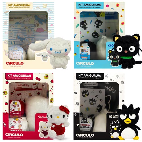 Kit Amigurumi Hello Kitty and Friends