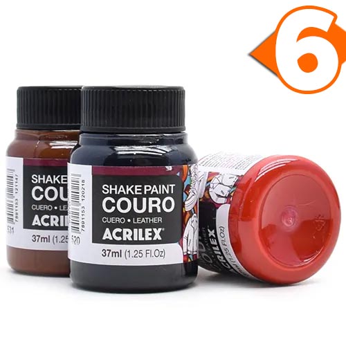 Tinta para Couro Shake Paint Acrilex
