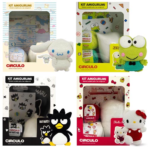 Kit Amigurumi Hello Kitty and Friends