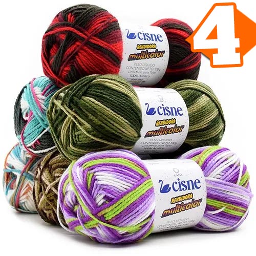 Fio Cisne Rendidora Multicolor