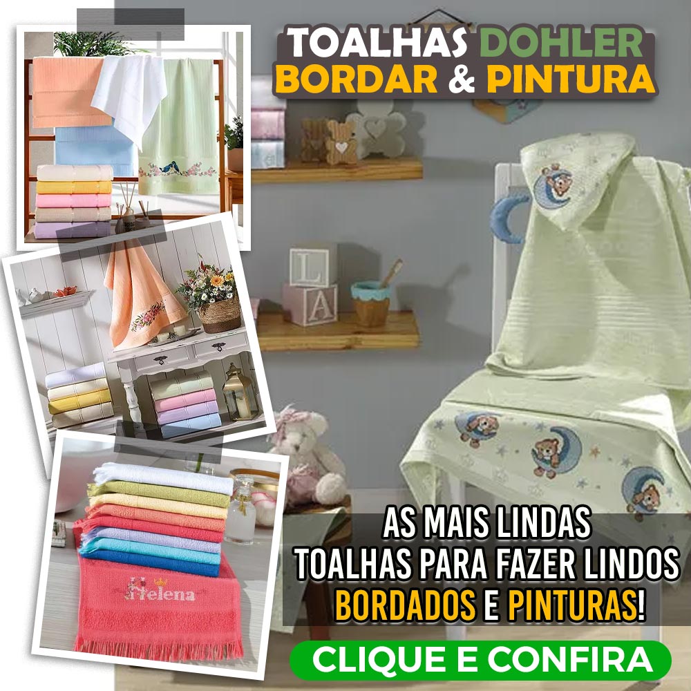 Toalhas para Bordar Dohler
