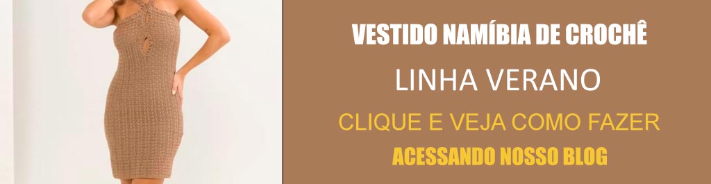 Receita Vestido Namíbia de Crochê com a Linha Verano