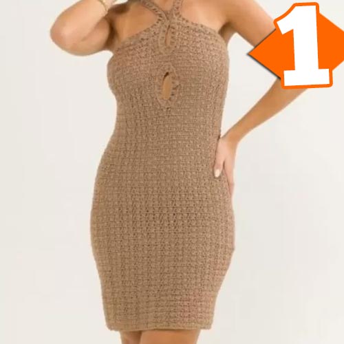 Receita Vestido Namíbia de Crochê com a Linha Verano