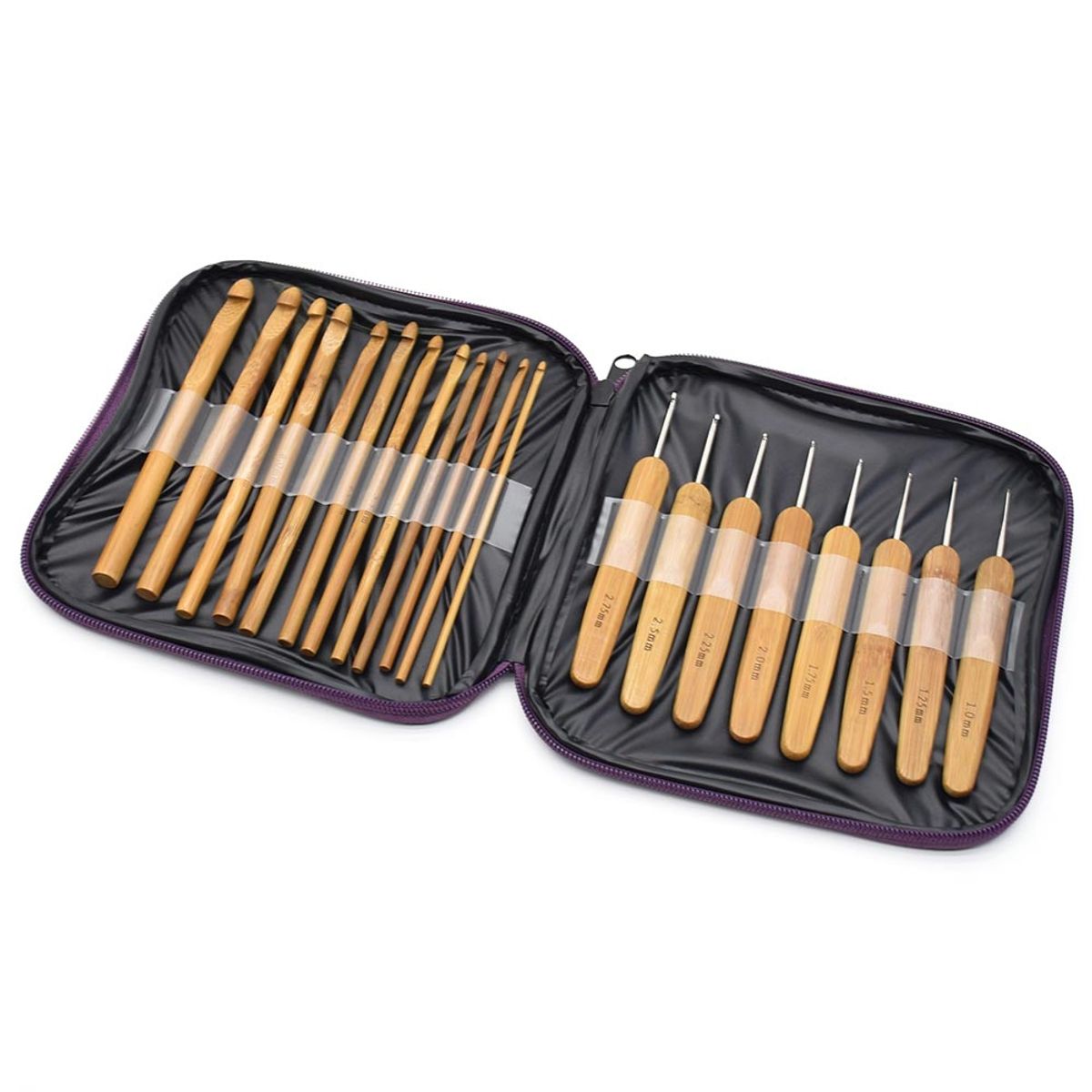 Kit Agulhas para Crochê Bambu