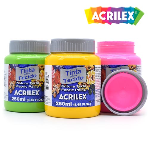 Tinta para Tecido Acrilex 250ml