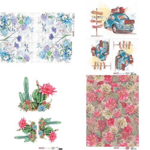 Papel pra Decoupage Opapel