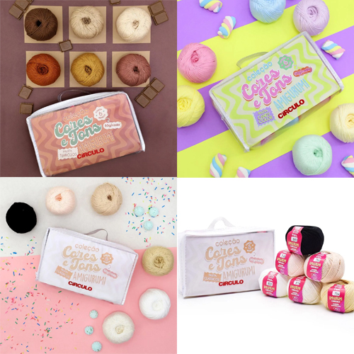 Kit Amigurumi Cores & Tons