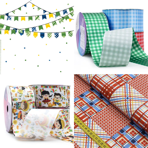 Tecidos e Fitas Festa Junina