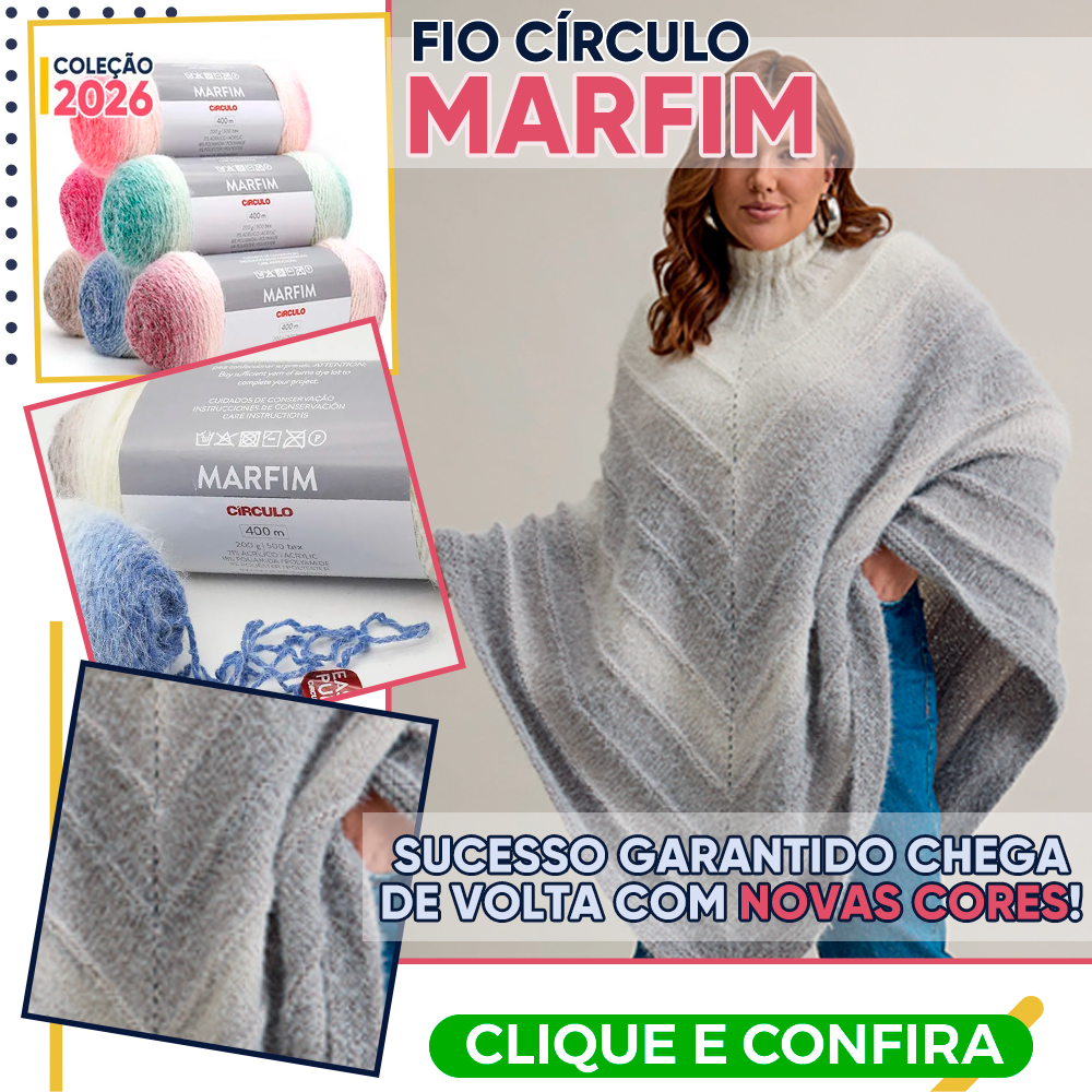 Fio Marfim Círculo