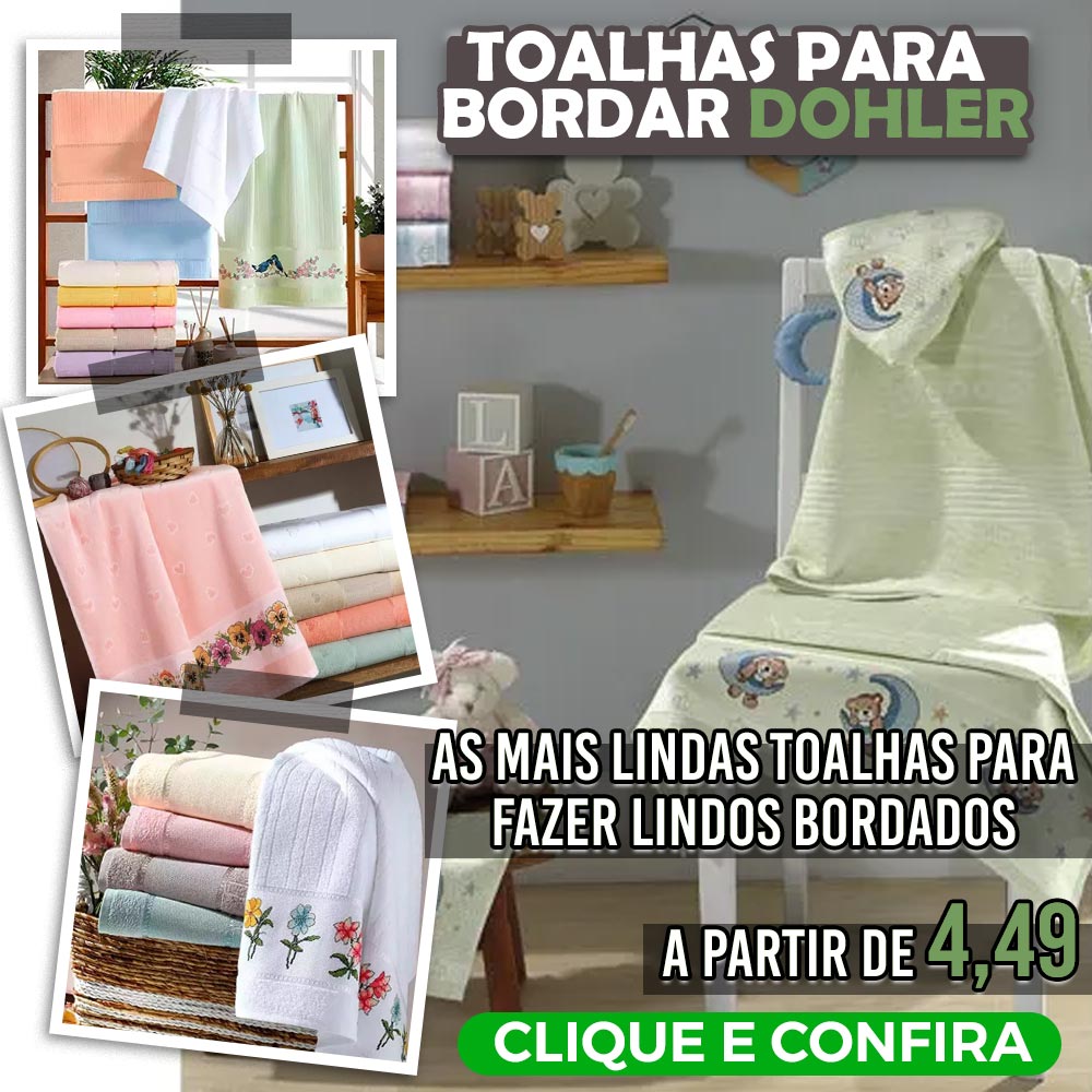 Toalhas para Bordar Dohler