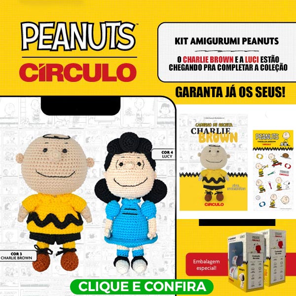Kit Amigurumi Snoopy