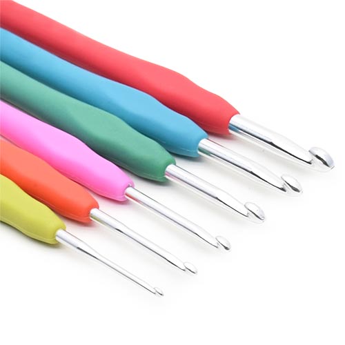 Agulha Crochê Soft Emborrachada