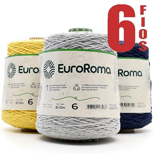 Barbante EuroRoma Colorido nº06