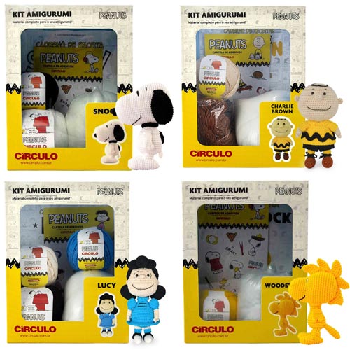 Kit Amigurumi Snoopy