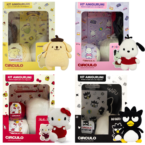 Kit Amigurumi Hello Kitty and Friends