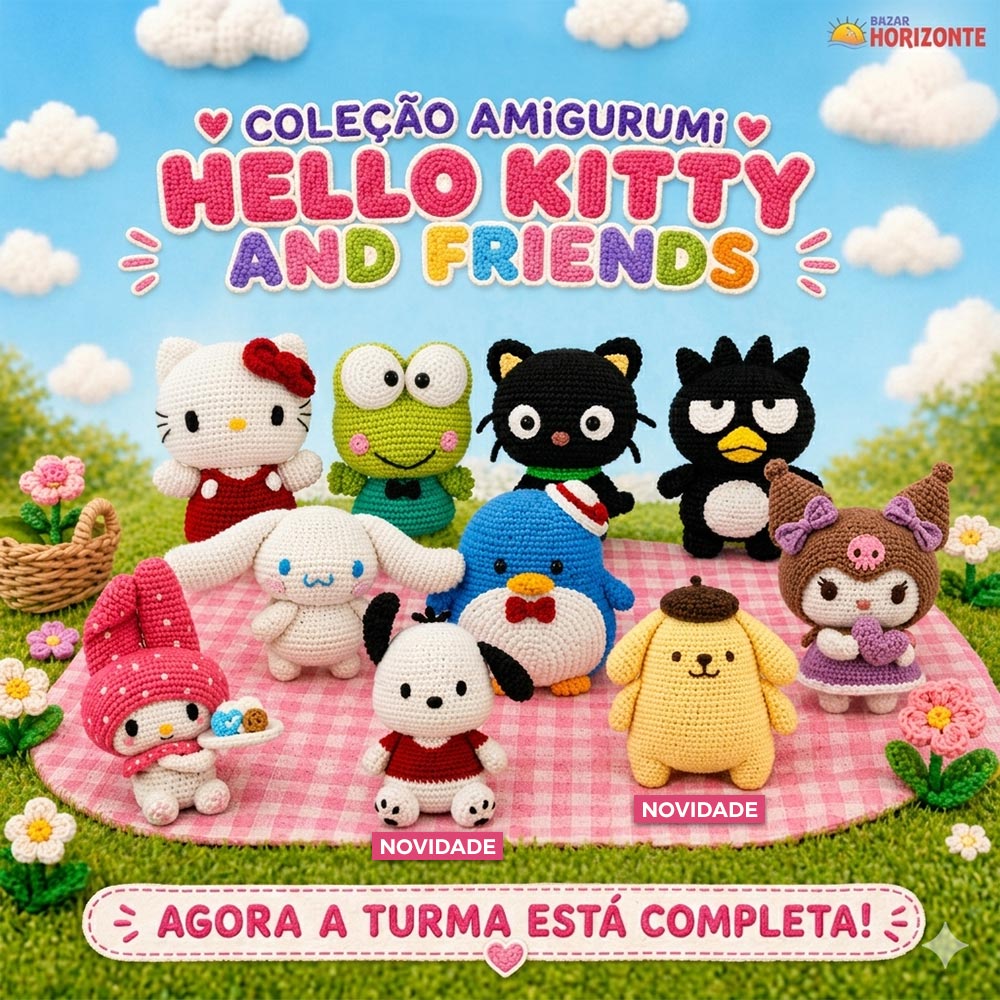Kit Amigurumi Hello Kitty