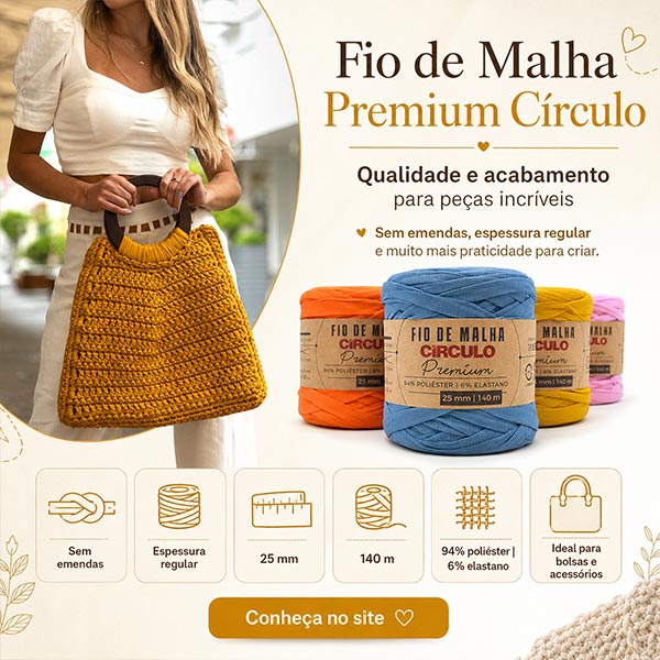 Fio de Malha Premium Círculo